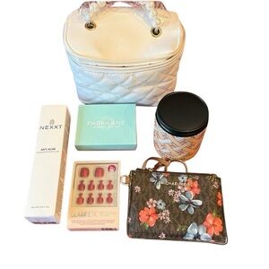Michael Kors Park Lane Glamnetic Next Mask gift bundle Christmas basket candle